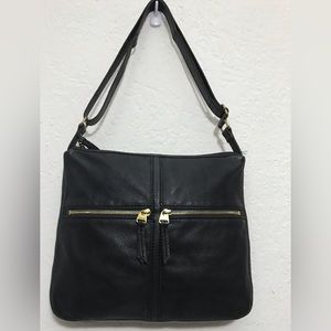 Fossil Leather Over The Shoulder Purse/ crossbody